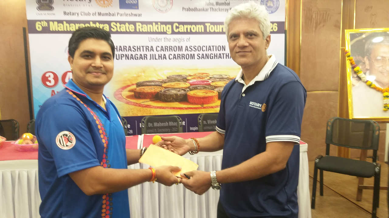 6th Rotary Club of Mumbai Parleshwar State Ranking Carrom Tournament 2026-27